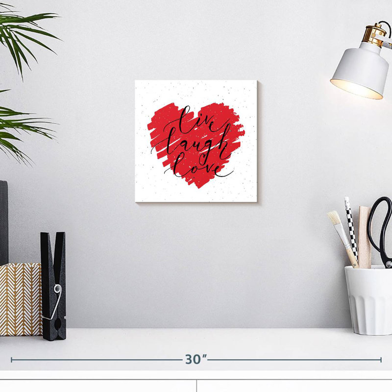 Tergel Valentine Live Laugh Love, H 10 po x l 10 po