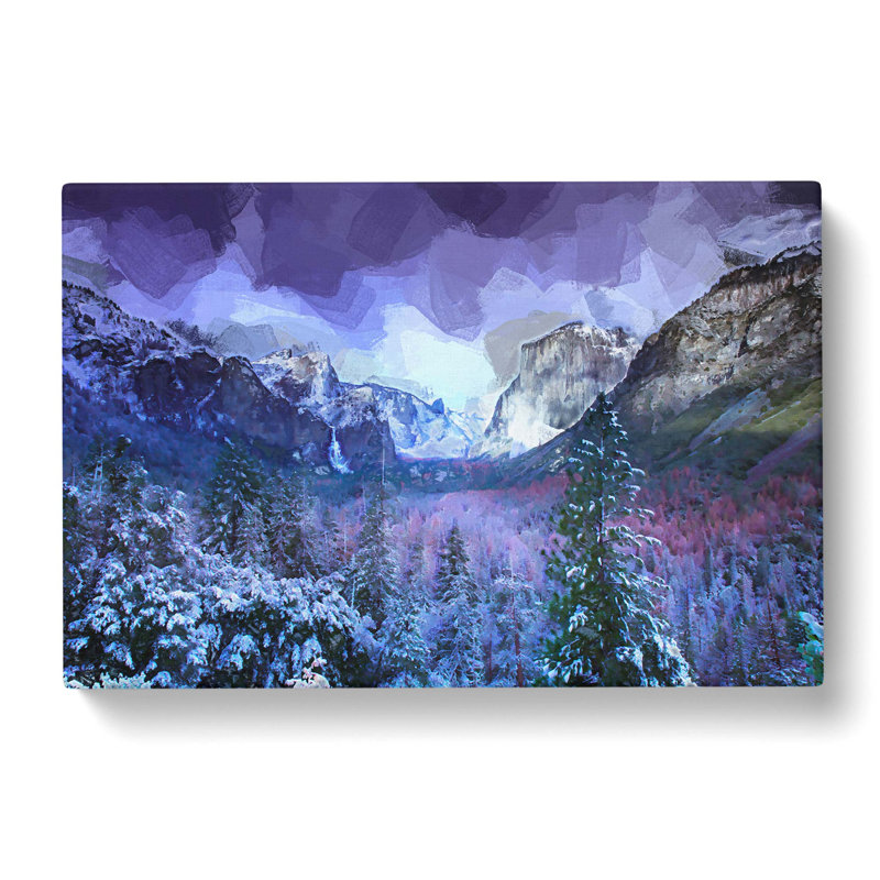 Yosemite National Park Tunnel In Abstract - Wrapped Canvas Print, 60cm H x 91cm W x 3cm D