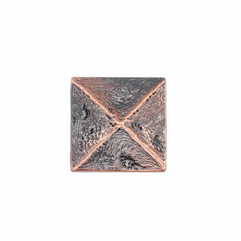 Poignée carrée surdimensionnée, Cuivre satiné ox