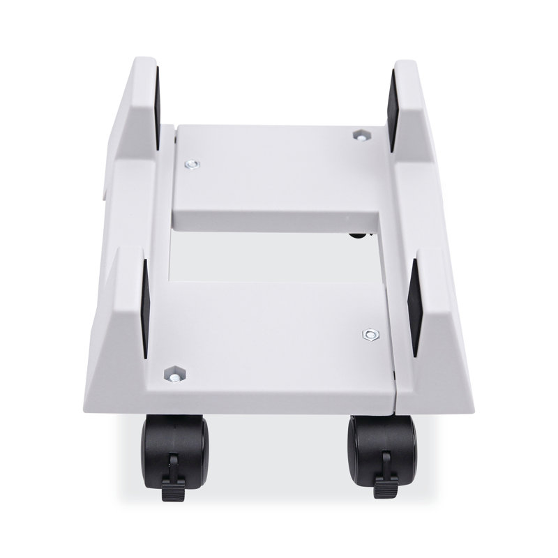 Innovera® Econo Mobile CPU Stand 5'' H x 8.75'' W AV Cart with Wheels