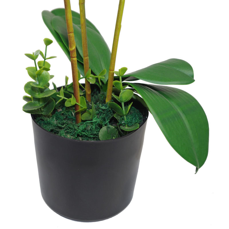 Plastic, Silk Artificial Arrangement in Pot