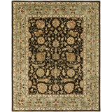 Wool Oriental Area Rug in Brown