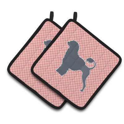 Pochon à damier pour chien d’eau portugais Winston porter