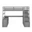 Lit mezzanine simple avec bureau intégré-556139019