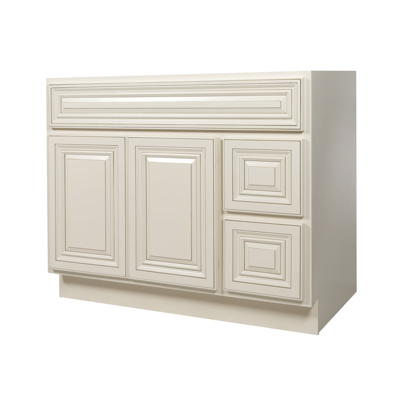 Base de meuble-lavabo simple Midnight, Ivoire
