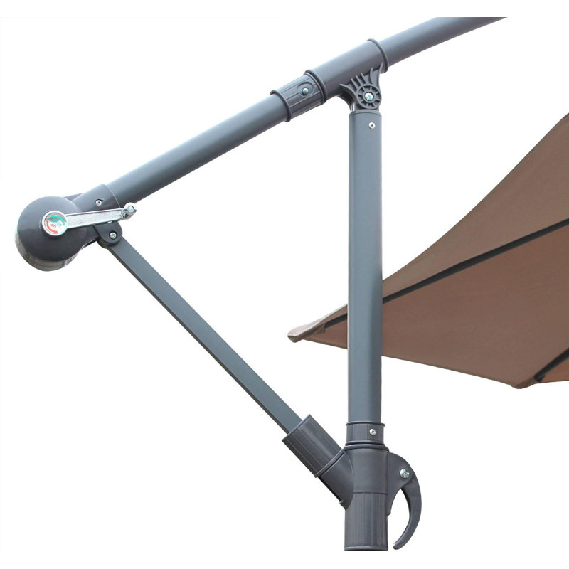 Nia 300cm Cantilever Parasol, Brown