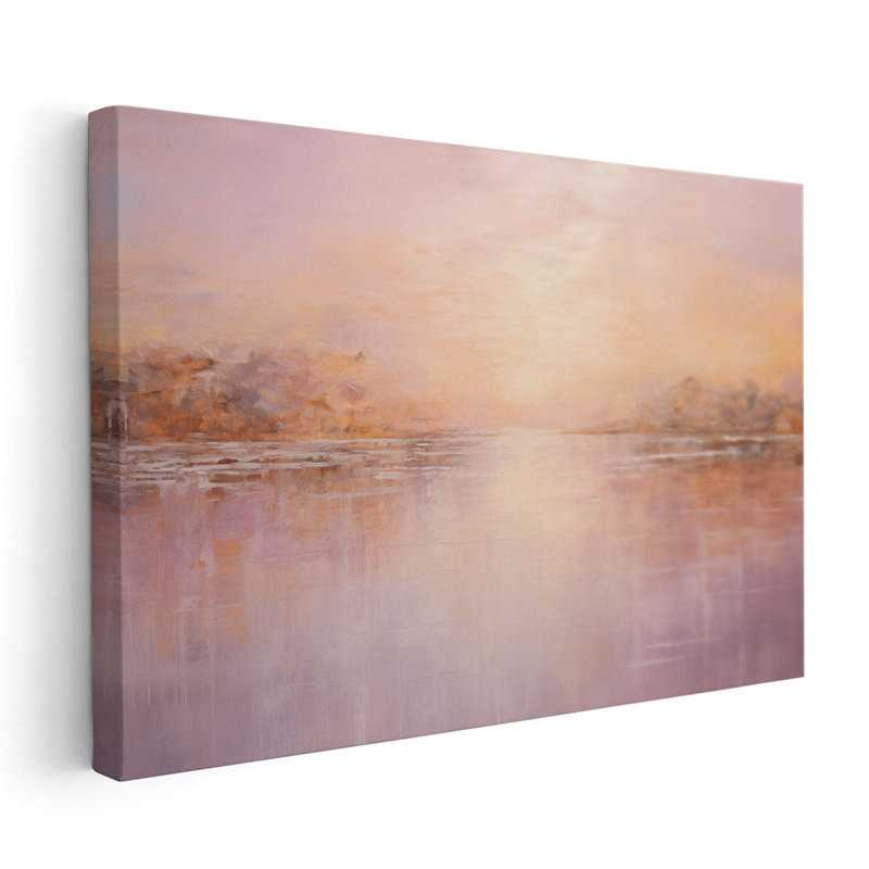 Soft Sunset, 12" H x 18" W