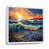 White Floater Framed