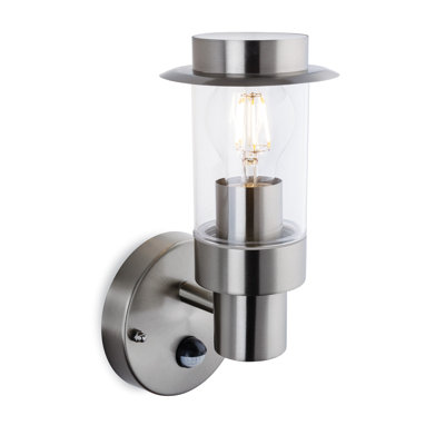 Silver 9.05cm H Outdoor Wall Lantern