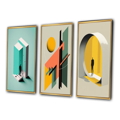 " Reality Of Essential Shapes " 3 - Pieces
