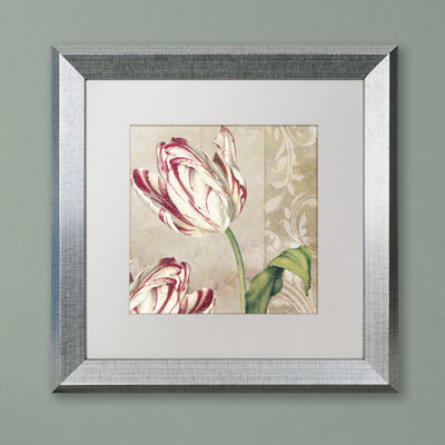 «Peppermint Tulips I» par Jadaya, impression encadrée