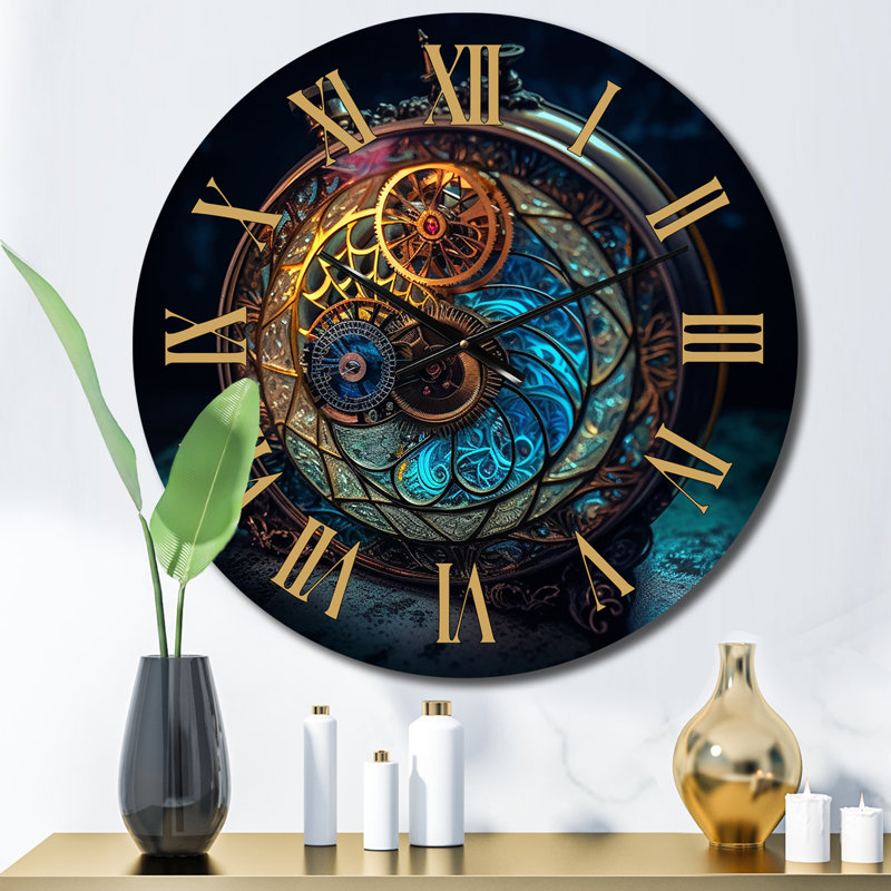 Horloge murale Bioluminescent Spiral Oceanic Astrolabe IV, Moyenne