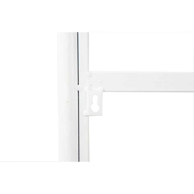 Saito 37" Stainless Steel Standard Bookcases, White
