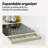 Cookware and Bakeware Organizer, Stainless Steel, Expandable