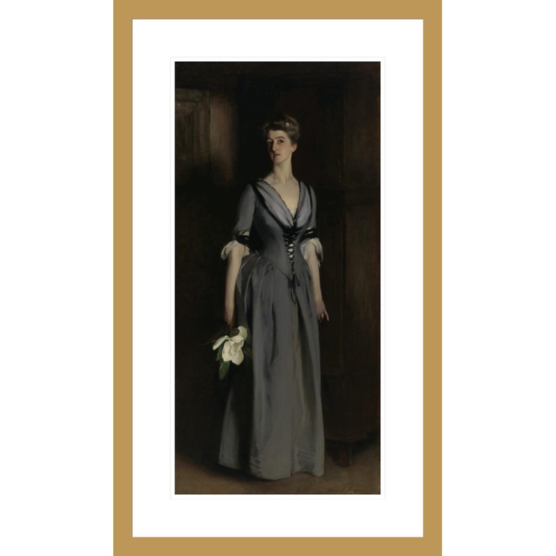 Mme. Albert Vickers, John Singer Sargent, impression giclée sur cadre, H 29,5 po x l 17,42 po