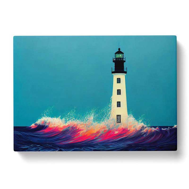 Delicious Lighthouse - Wrapped Canvas, 40cm H x 60cm W x 3cm D