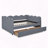 Gingham Daybed Storage Drawers USB Port Wave Shaped-319670702-319670741