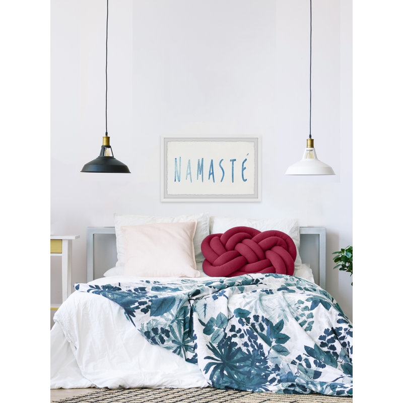 Namasté - Single Picture Frame Print, 20cm H x 30cm W x 3.81cm D