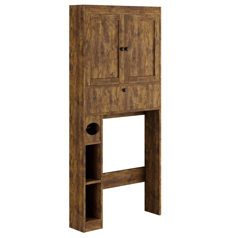Rangement au-dessus de la toilette, Brun