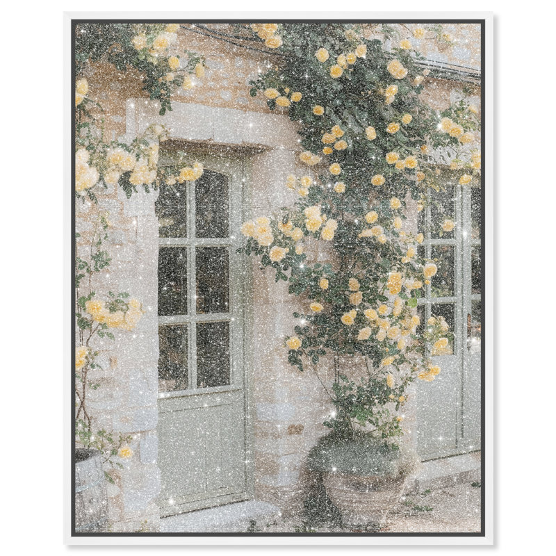 Honeyed Briar Wall Print by Oliver Gal, 17"H x 21"W, White Floater Frame