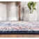 Tapis bleu marine / rouge Slaboden