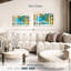 Faux fenêtre scène sur toile-1765089280