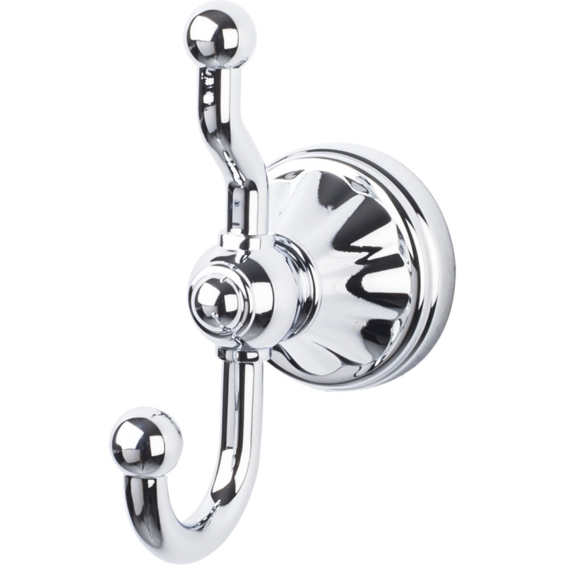 Hudson Bath Wall Mounted Hooks, Polished Chrome