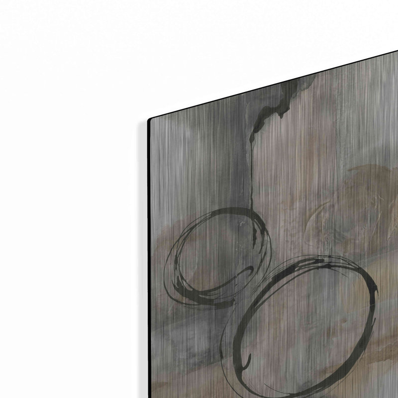 Brayden Studio® «Full Circle I» par Chris Paschke, art mural en métal, H 12 po x l 12 po