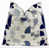 Blanc / beige / bleu marine géométrique sélectionné