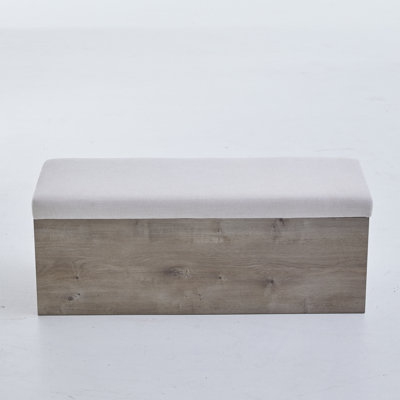 Banc de rangement rembourré Shelton
