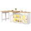 200 cm W Kitchen Island with Top-126594533