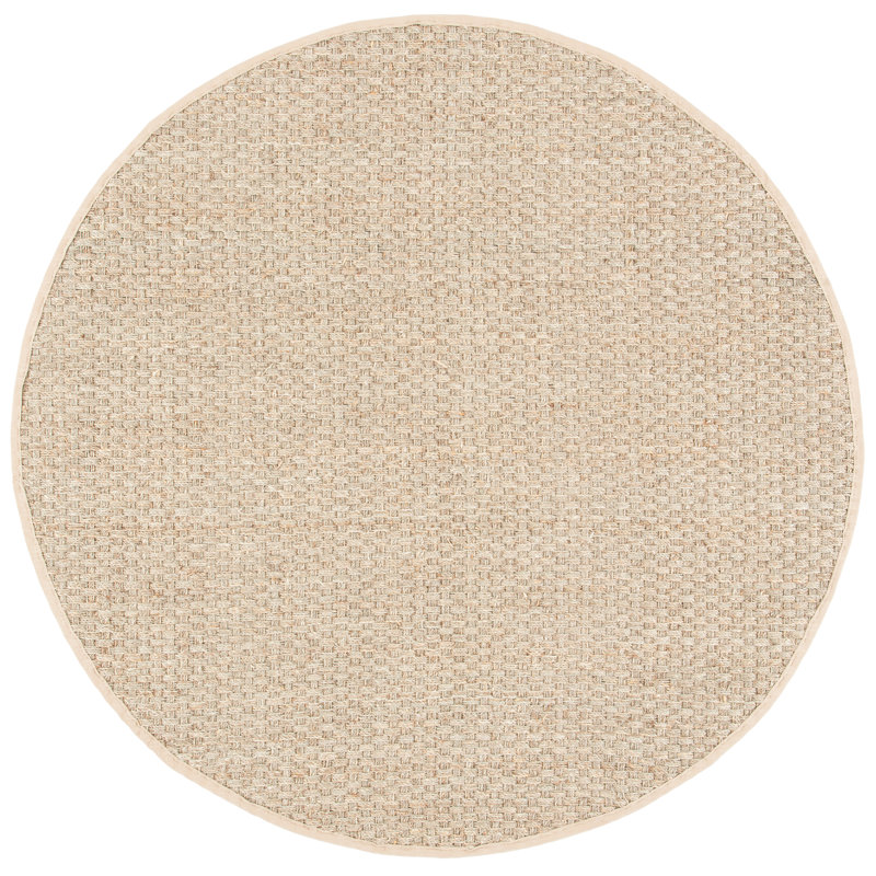 Delapena Rug, Round 122cm, Natural/Beige