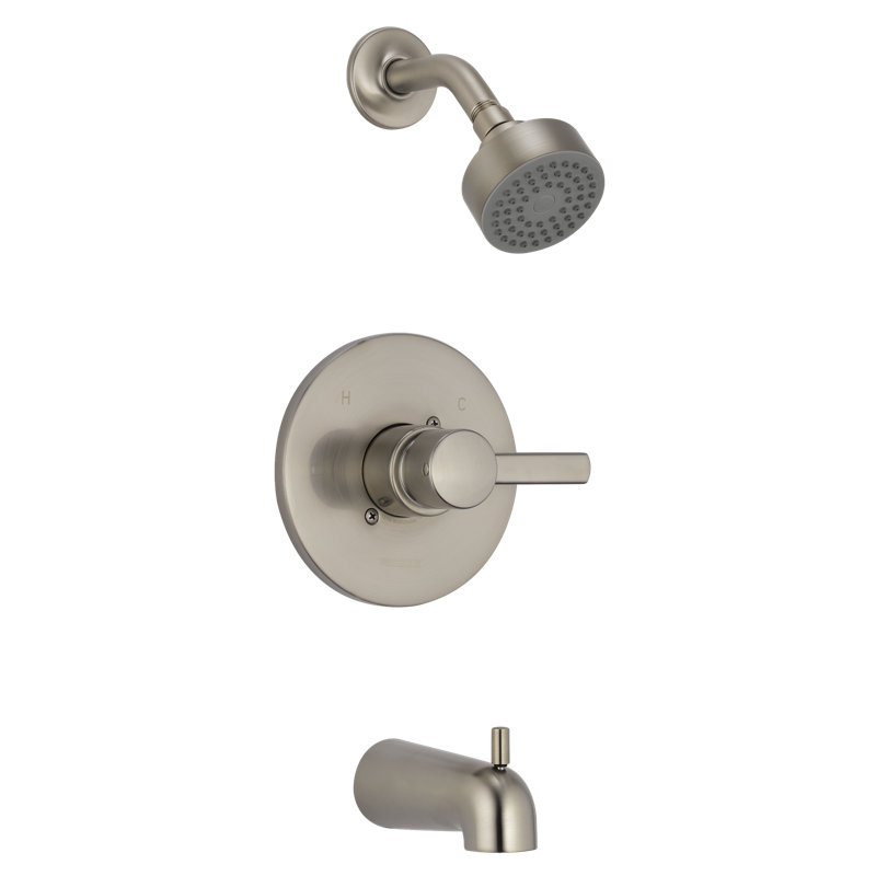 Apex Tub & Shower Faucet, Brushed Nickel