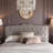 Lili Traditional Greyish Beige Queen Tufted Upholstered Headboard, 47.77" H X 61.31" W X 2.56"D-1779776969-1779776973