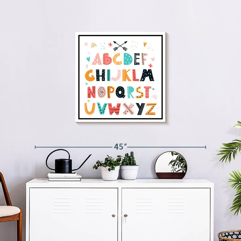 Alphabet à motifs Ashelle, H 24 po x l 24 po