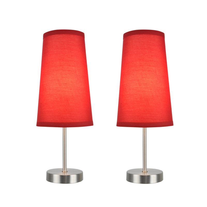 Nestor Metal Table Lamp Lamp, Red