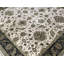 Hand-Knotted High-Quality Ivory and Blue Square Area Rug