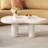 36" Cream White Cloud Coffee Table for Living Room,Bedroom-9774050