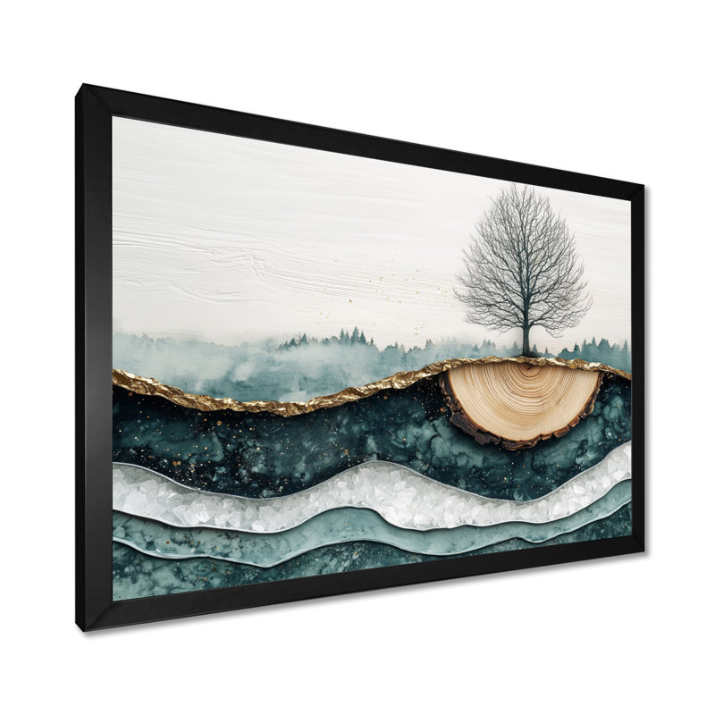 Jackleen - Landscapes Wall Art, Reproduction encadrée d'une seule photo, H 30 po x l 40 po, Noir