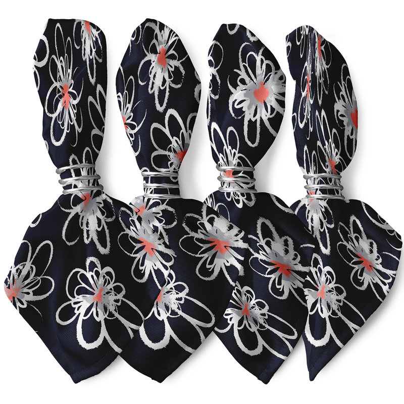 Ensemble de serviettes 4 pièces Slezak, Bleu marine