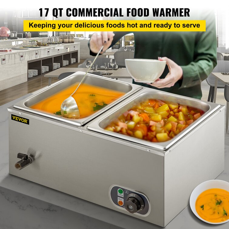 VEVOR Stainless Steel Warmers, Heaters, Burners And Servers