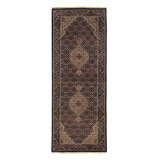 Hand Woven Cotton and Wool Oriental Area Rug