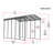 Galvanized Steel Rv Carport, 14X24X14-48425275