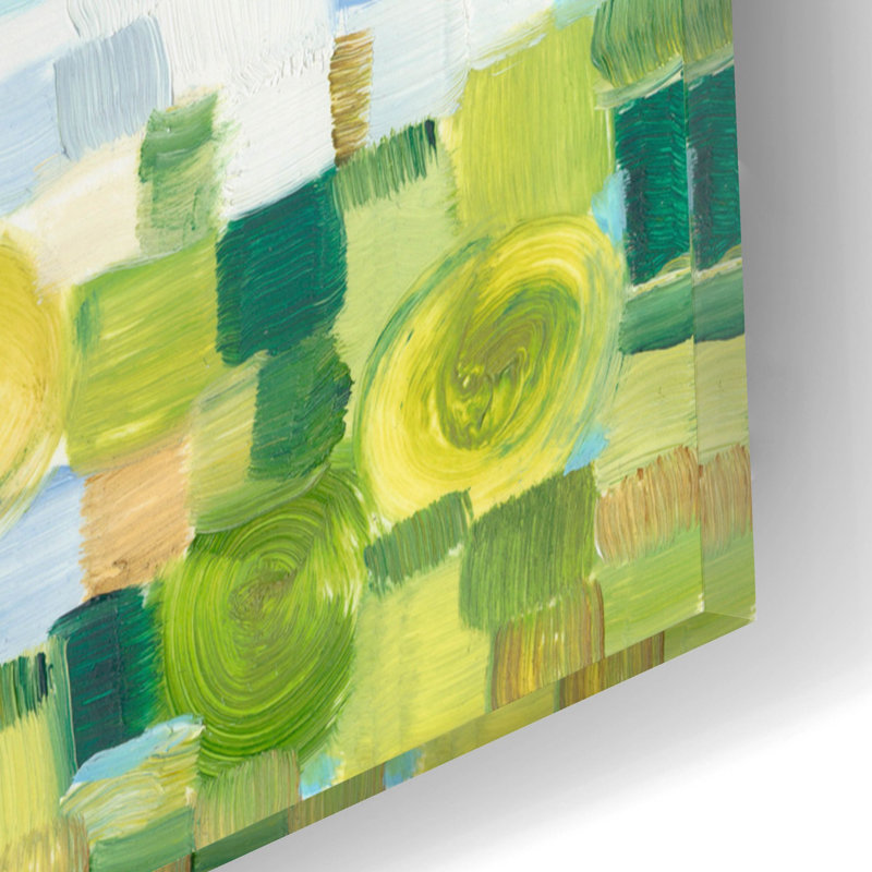 «Quilted Tree 1» par Ethan Harper, art mural en verre acrylique