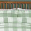 Seersucker Gingham Polyester Chequered Duvet Cover Set with Pillowcases-96715332-96715331