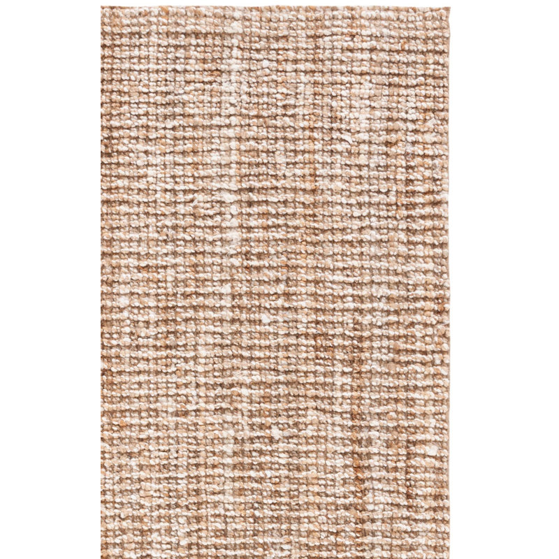 Tapis tissé à la main en jute/sisal naturel/ivoire Alda, Rectangle 3 pi x 5 pi