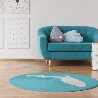 Tapis en poly-chenille jacksonville à la maison