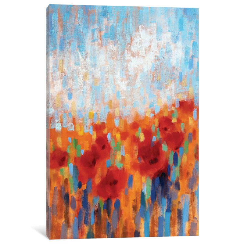 « distenduy walk », peinture sur toile tendue, H 26 po x l 18 po x P 1,5 po