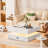 Led Coffee Table For Living Room, 2-Tier Square Coffee Tables, Modern Center Table With Storage, Wooden Living Room Tables For Home Office (Marble))-1951791759-1951791751