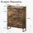 Rustic Farmhouse Shoe Cabinet with 2 Flip Drawers, Back Panel, Removable Shelves, and 2 Movable Hooks, Adjustable Metal Feet for a Stylish Entryway Organizer,Brown-1152464769